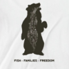 Mary Peltola Merch Store Fish, Families, Freedom & Bears Unisex White Tee