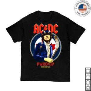 Acdc Store Merch Winnipeg Pwr Up Tour T-Shirt