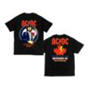 Acdc Store Merch Winnipeg Pwr Up Tour T-Shirt