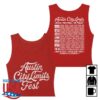 Acl Music Festival Merch Store Women's Crop Lineup Tank