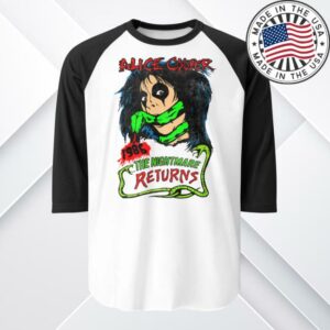 Alice Cooper Store Merch Constrictor Raglan Tee