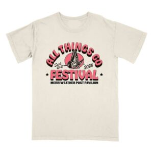 All Things Go Festival Store Merch Dc Butterfly Lineup Tee