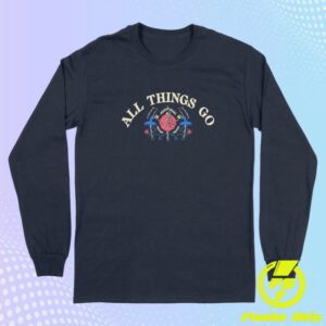 All Things Go Music Festival Merch Store Dc Skeleton Ball Long Sleeve