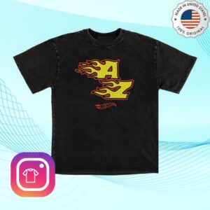 Arizona Beverage Store Merch Hot Wheels X Arizona Black Az Flame Red Car T-Shirt
