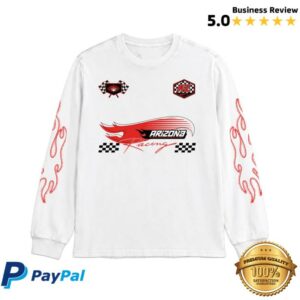 Arizona Beverage Store Merch Hot Wheels X Arizona White Racing Long-Sleeve T-Shirt