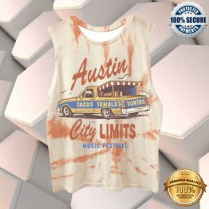 Austin City Limits Festival Store Merch Women's Food Truck Lineup Tank