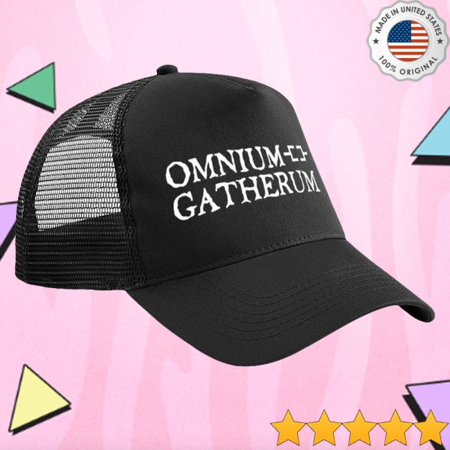 Backstage Rock Shop Merch Omnium Gatherum Logo Trucker Cap 2 Backstage Rock Shop Merch Omnium Gatherum Logo Trucker Cap