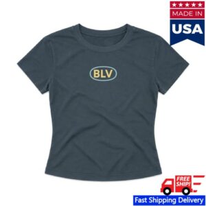 Baylen Levine Store Merch Blv Co Girls Navy Tee