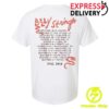 Billy Strings Merch Store Fruit Tee With Dates (Jason Look)