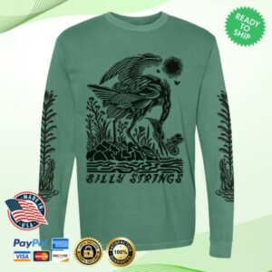 Billy Strings Merch Store Heron Long Sleeve Tee (Robbie Jones)