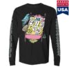 Billy Strings Merch Store Quilt Long Sleeve Tee With Dates (Nathan Hardyman)