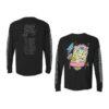 Billy Strings Merch Store Quilt Long Sleeve Tee With Dates (Nathan Hardyman)