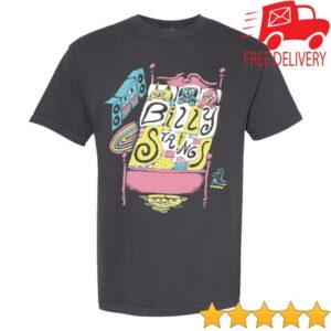 Billy Strings Merch Store Quilt Tee With Dates (Nathan Hardyman)