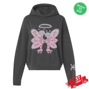 Billy Strings Merch Store Twin Butterflies Ladies Hoodie (Lanceleee)