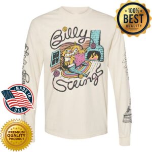 Billy Strings Merch Store Yarn Long Sleeve Tee (Nathan Hardyman)