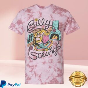 Billy Strings Merch Store Yarn Tie Dye Tee With Dates (Nathan Hardyman)