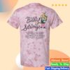 Billy Strings Merch Store Yarn Tie Dye Tee With Dates (Nathan Hardyman)