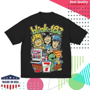 Blink-182 Merch Store 7-11 X Blink-182 Take It To Eleven Illustrated Youth T-Shirt