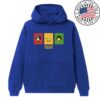 Blink-182 Merch Store Pac-Man X Blink-182 Snack Breaks Characters Youth Hoodie