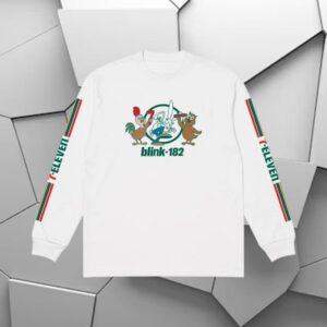 Blink-182 Store Merch 7-11 X Blink-182 Bunny Friends Longsleeve T-Shirt