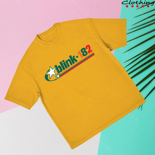 Blink-182 Store Merch 7-11 X Blink-182 Gold Star T-Shirt 4 Blink-182 Store Merch 7-11 X Blink-182 Gold Star T-Shirt