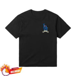 Born X Raised Store Merch Born X Raised + Dodgers Rose Tee Black