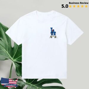 Born X Raised Store Merch Born X Raised + Dodgers Rose Tee White