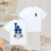 Born X Raised Store Merch Born X Raised + Dodgers Rose Tee White