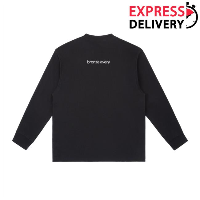 Bronze Avery Store Merch F+G Crewneck Long-Sleeve T-Shirt 4 Bronze Avery Store Merch F+G Crewneck Long-Sleeve T-Shirt