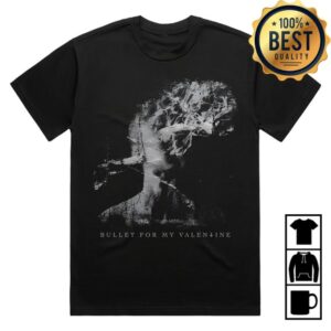 Bullet For My Valentine Merch Store Social Apocalypse Silhouette Black T-Shirt