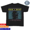 Dan + Shay Merch Store The Young Tour Trippy Dateback T-Shirt