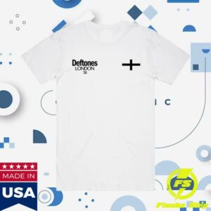 Deftones Store Merch White Eyes Cross Outbreak T-Shirt