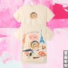 Doja Cat Store Merch Official Tour Ma Vie Cream Airbrush T-Shirt