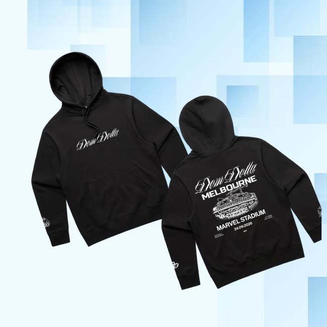 Dom Dolla Merch Store Dom Dolla Melbourne Stadium Hoodie 4 Dom Dolla Merch Store Dom Dolla Melbourne Stadium Hoodie