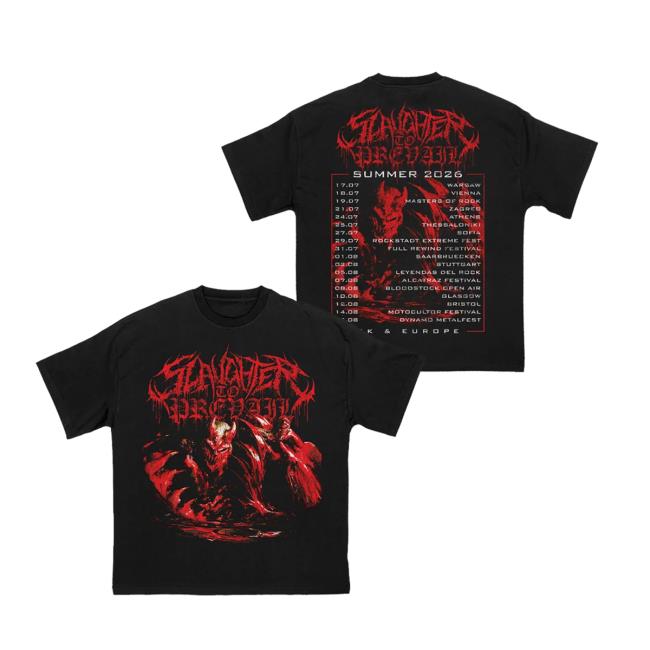 First Blood Store Merch Slaughter To Prevail Tour 2026 T-Shirt 2 First Blood Store Merch Slaughter To Prevail Tour 2026 T-Shirt