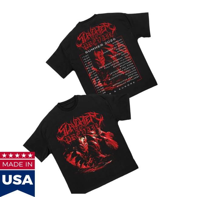 First Blood Store Merch Slaughter To Prevail Tour 2026 T-Shirt 3 First Blood Store Merch Slaughter To Prevail Tour 2026 T-Shirt
