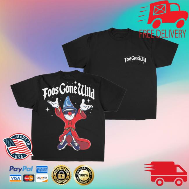 Foos Gone Wild Store Merch Magic Wizard T-Shirt 5 Foos Gone Wild Store Merch Magic Wizard T-Shirt