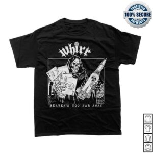 Free Whirl Records Store Merch Whirr Heaven Black T-Shirt