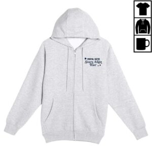 Freya Skye Merch Store Stars Align Tour Grey Zip Hoodie