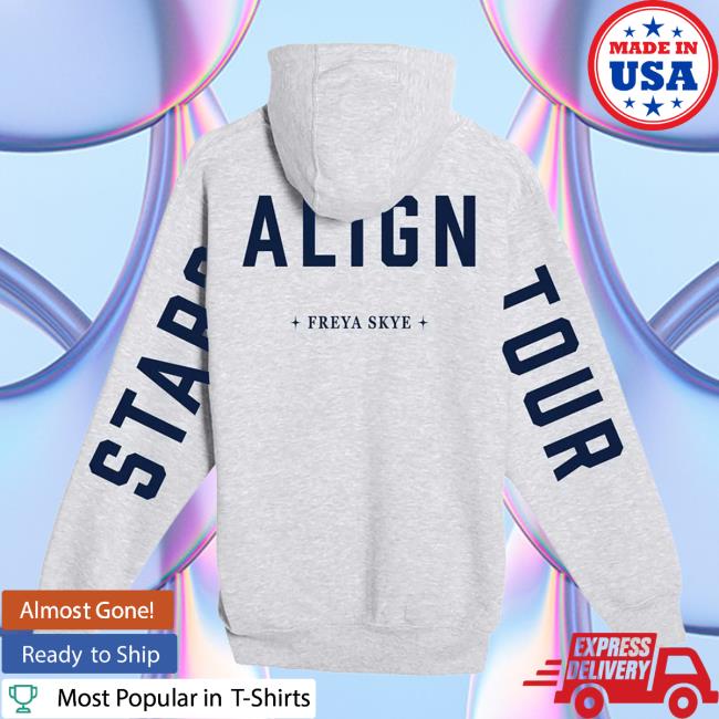 Freya Skye Merch Store Stars Align Tour Grey Zip Hoodie 4 Freya Skye Merch Store Stars Align Tour Grey Zip Hoodie