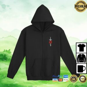 Geminitay Merch Store Rose Dragon Hoodie
