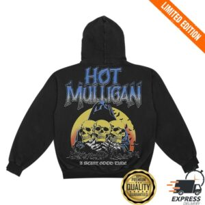 Hot Mulligan Merch Store Skull Hoodie