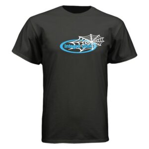 Integra Pink Merch Store Integra Pink Blue Web Black T-Shirt