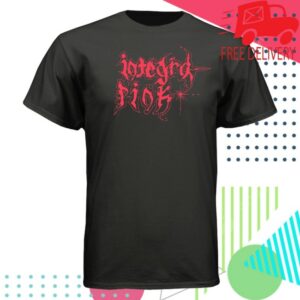 Integra Pink Merch Store Integra Pink Quizy Logo Black T-Shirt