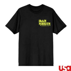 Iron Maiden Store Merch Somewhere In Time Tracklist Tee