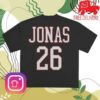 Jonas Brothers Merch Store Burning Up All Over Again Atlanta, Ga City Tee Black