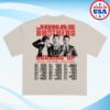 Jonas Brothers Merch Store Burning Up Tour Tee Natural