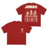 Jonas Brothers Merch Store Burning Up Tour Tee Red
