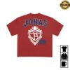 Jonas Brothers Store Merch Burning Up All Over Again Boston, Ma Tee Red
