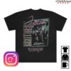 Jonas Brothers Store Merch Burning Up All Over Again Miami, Fl City Tee Black